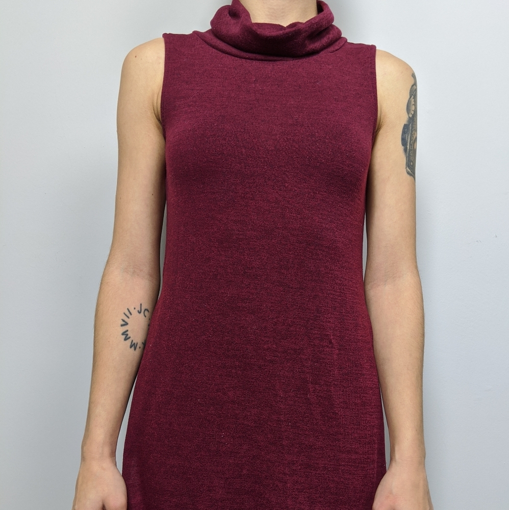 Burgundy Sweater Tank